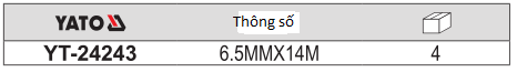 Dây Hơi Tự Rút 14m YT-24243 Yato