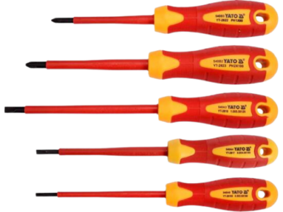 Bộ tuốc nơ vít cách điện tổng hợp 5 chi tiết Yato YT-2827 Ba Lan