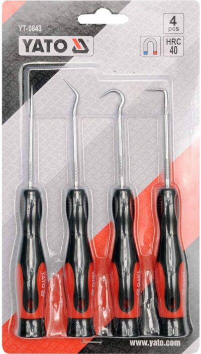 Bộ 4 cây mini nạy móc seal phớt Yato YT-0843 - Ba Lan