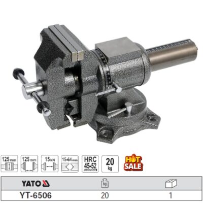 Ê tô bàn nguội 5" có hàm kẹp ống 15-64mm Yato YT-6506- Ba Lan