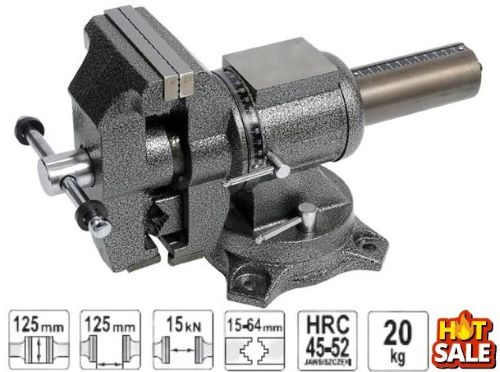 Ê tô bàn nguội 5" có hàm kẹp ống 15-64mm Yato YT-6506- Ba Lan