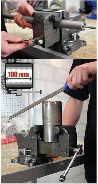 Yato YT-6501 - Tornillo de banco rotativo 100 mm tipo pesado : Amazon.es: Bricolaje y herramientas