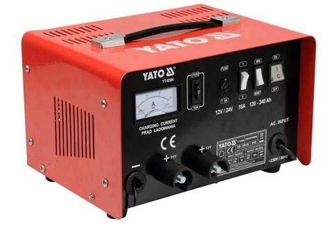 Máy nạp ắc quy lưu động 16A-12V/24V Yato YT-8304 Ba Lan