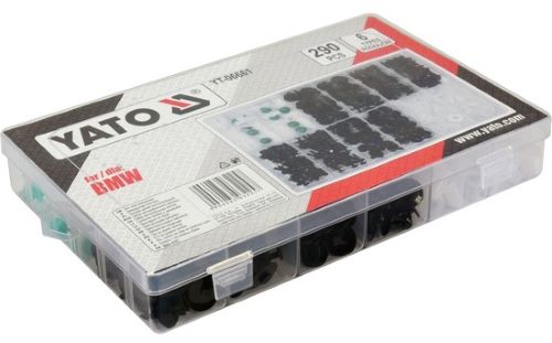 Bộ 290 chốt nở nhựa BMW Yato YT-06661 - Ba Lan