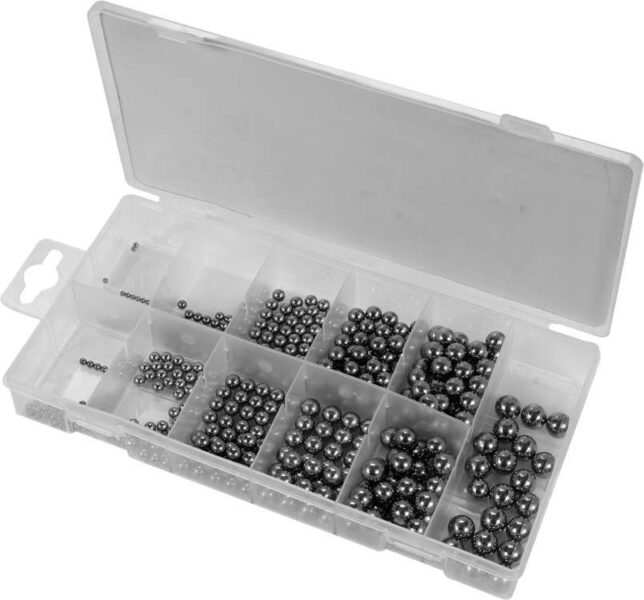 Bộ 470 bi sắt chịu lực đủ size Yato YT-06680 - Ba Lan