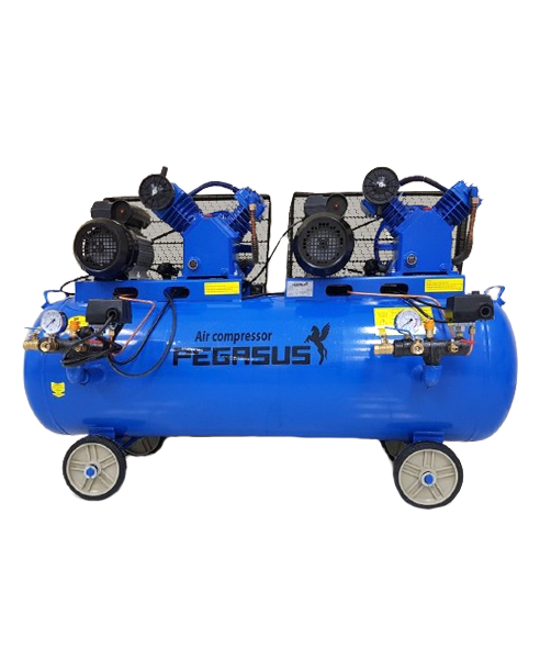 Máy Nén Khí Dây Đai TM-V-0.25/12.5x2-230L 3HPx2 Pegasus Máy Nén Khí Dây Đai TM-V-0.25/12.5x2-230L 3HPx2 Pegasus