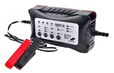 Máy nạp ắc quy hiển thị đèn led 6/12V 4A 200Ah Yato YT-8300 - Ba Lan