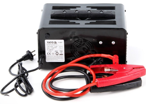 Sạc ắc quy kỹ thuật số và khởi động bằng đề 12/24V 15A Yato YT-83051 - Ba Lan
