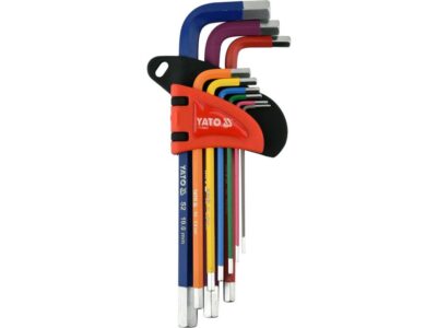 Bộ lục giác đầu sao 9 chi tiết nhiều màu sắc Yato YT-05631