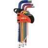 Bộ lục giác đầu sao 9 chi tiết nhiều màu sắc Yato YT-05632