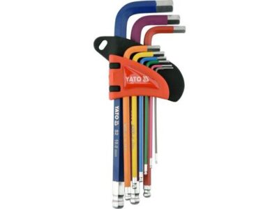 Bộ lục giác đầu sao 9 chi tiết nhiều màu sắc Yato YT-05632
