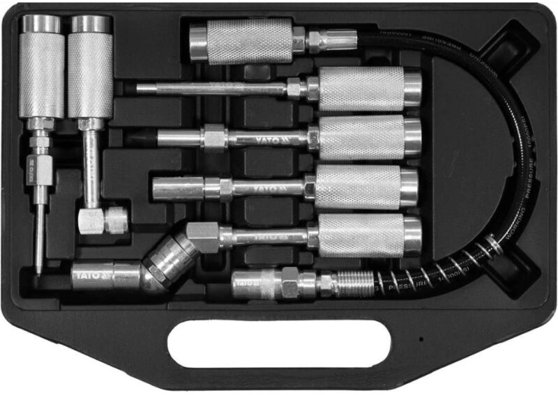 Bộ chuyển đổi đầu súng bơm mỡ 7 chi tiết Yato YT-07110 Ba Lan