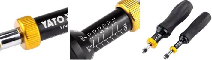 Cần Xiết Lực Kiểu Tuốc Nơ Vít 1/4" Yato YT-07517 Ba Lan