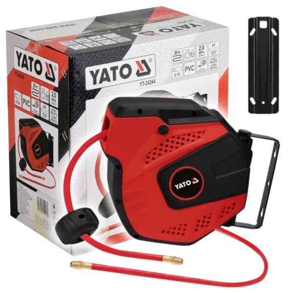 Dây Hơi Tự Rút 20M Yato YT-24244 Dây Hơi Tự Rút 20M Yato YT-24244
