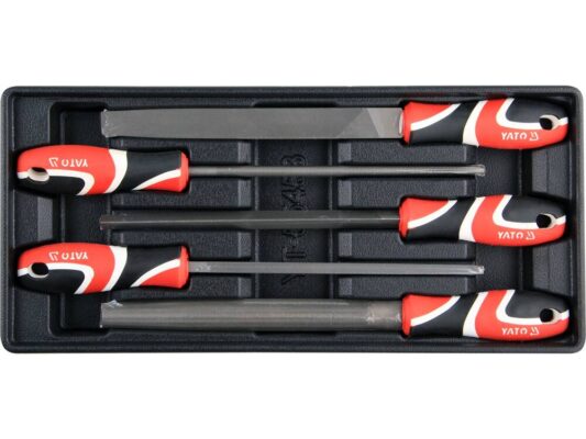Bộ dũa chữ nhật, tròn, tam giác, vuông, bán nguyệt Yato YT-55453
