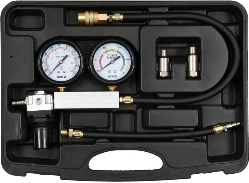 Bộ kiểm tra rò rỉ xi lanh động cơ xăng 4 chi tiết Yato YT-73055 Ba Lan
