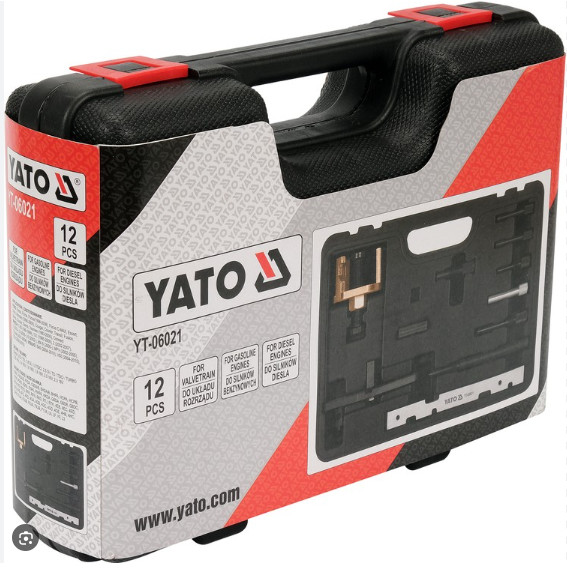Bộ cân cam động cơ xăng dầu Ford/Mazda/Volvo 12 chi tiết Yato YT-06021 - Ba Lan