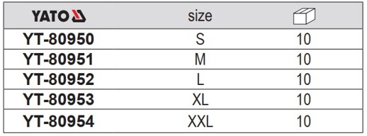Áo khoác chống thấm cách nhiệt size: S - XXL Yato YT-80950 - Ba Lan