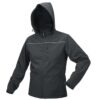 Áo khoác có mũ vải TPU chống nước đen size từ: S-3XL Yato YT-79550 - Ba Lan