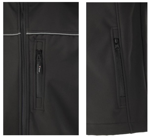 Áo khoác có mũ vải TPU chống nước đen size từ: S-3XL Yato YT-79550 - Ba Lan