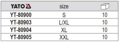Áo khoác lao động dòng ANDESITE Size: S - XXL Yato YT-80900 - Ba Lan