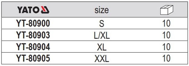 Áo khoác lao động dòng ANDESITE Size: S - XXL Yato YT-80900 - Ba Lan