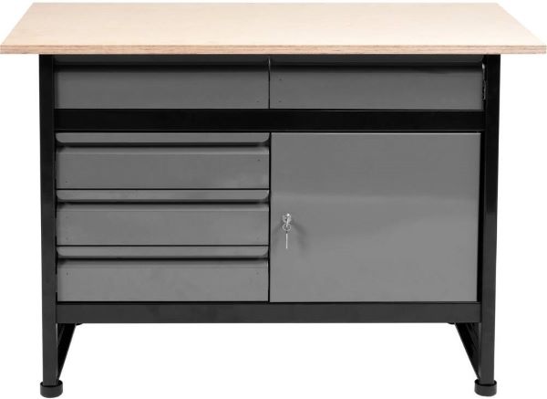 Bàn nguội cơ khí kèm tủ Workshop 1160x600x840mm Vorel-58455