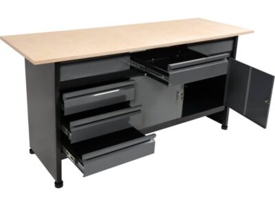 Bàn nguội cơ khí kèm tủ Workshop 700x600x840mm Vorel-58456