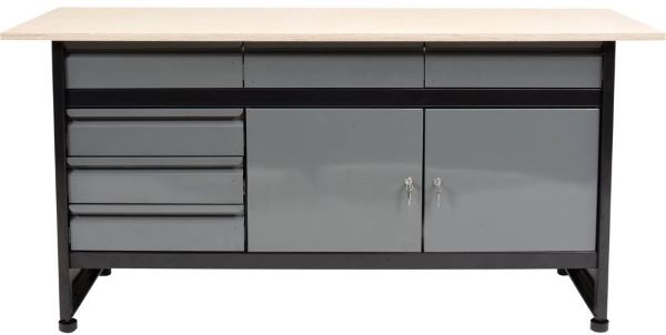 Bàn nguội cơ khí kèm tủ Workshop 700x600x840mm Vorel-58456