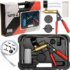 Bộ bơm tay xả dầu phanh kiểm tra chân không và áp suất ống 16 chi tiết YATO YT-0673 - Ba Lan