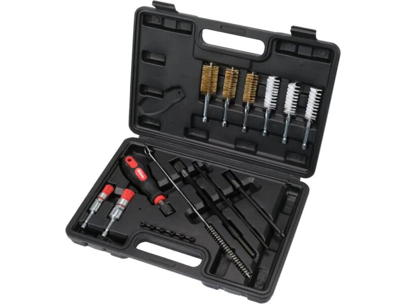 Bộ dụng cụ làm sạch lỗ kim phun 19 món Yato YT-17623 - Ba Lan