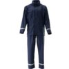 Bộ quần áo mưa có phản quang màu xanh Navy Size S -3XL Yato YT-79710