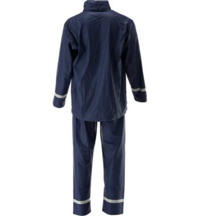 Bộ quần áo mưa có phản quang màu xanh Navy Size S -3XL Yato YT-79710