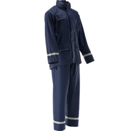 Bộ quần áo mưa có phản quang màu xanh Navy Size S -3XL Yato YT-79710