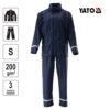 Bộ quần áo mưa có phản quang màu xanh Navy Size S -3XL Yato YT-79710