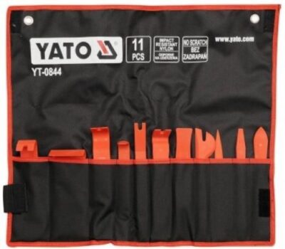 Bộ tháo lắp nội thất ôtô 11 món Yato YT-0844 - Ba Lan