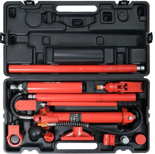 Bộ vam thủy lực kéo nắn khung xe tai nạn 10 Tấn Yato YT-55503 - Ba Lan