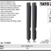 Cặp chân ghép bàn nguội Yato YT-08921 - Ba Lan