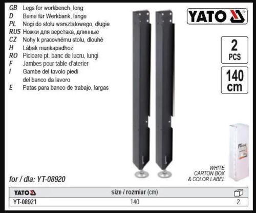 Cặp chân ghép bàn nguội Yato YT-08921 - Ba Lan