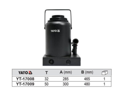 Con đội thủy lực 32T lùn Yato YT-17008 - Ba Lan