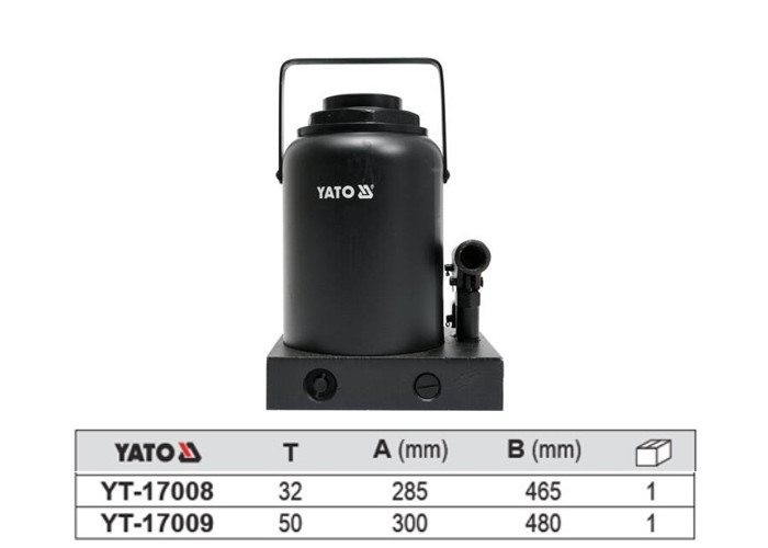 Con đội thủy lực 32T lùn Yato YT-17008 - Ba Lan