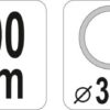 Dây bơm mỡ mềm 500mm Yato YT-0710 - Ba Lan