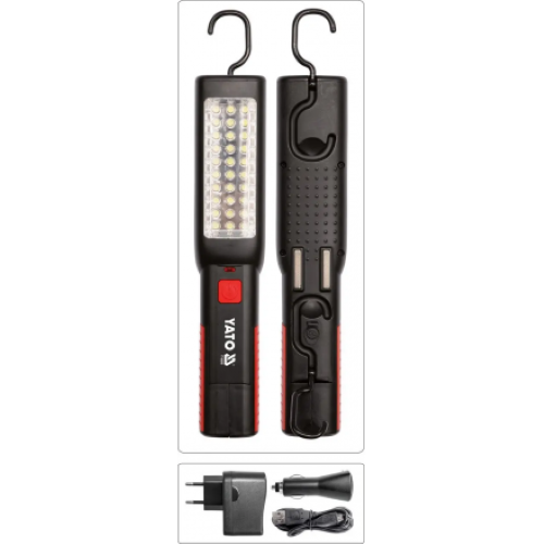 Đèn LED 37 bóng 100LM soi sửa chữa có nam châm Yato YT-085051 - Ba Lan