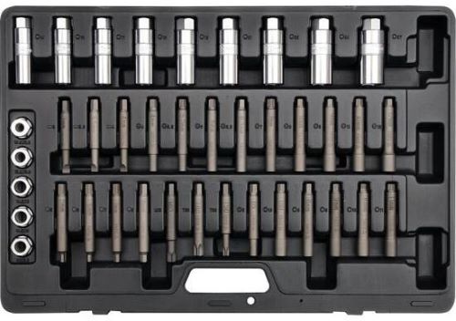 Bộ tuýp tháo bulong phuộc nhún 39 chi tiết Yato YT-0628 - Ba Lan