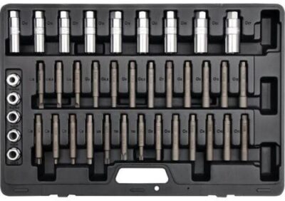 Bộ tuýp tháo bulong phuộc nhún 39 chi tiết Yato YT-0628 - Ba Lan