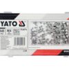 Bộ 146 đai ốc khóa đủ size Yato YT-06774 - Ba Lan