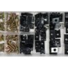 Bộ 170 vít và pát kẹp bắt vít vỏ nhựa đủ size Yato YT-06780 - Ba Lan