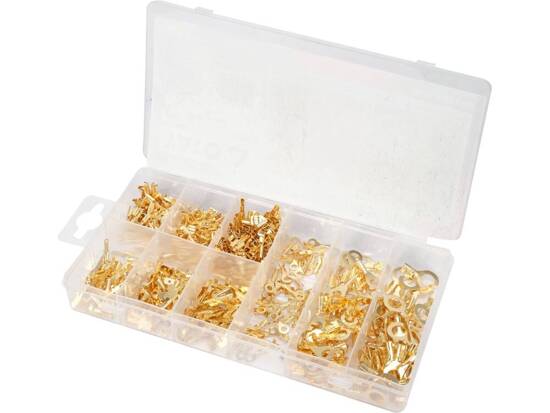 Hộp 450 đầu cos đồng đủ size Yato YT-068683 - Ba Lan