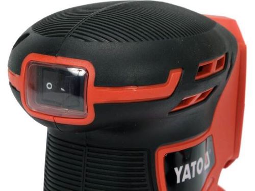 Máy chà nhám lệch tâm 84x184mm dùng pin 18V (thân máy) Yato YT-82755 - Ba Lan