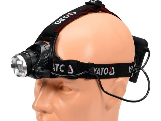 Đèn XM-L2 CREE 10W 450LM có thu phóng Yato YT-08591 - Ba Lan